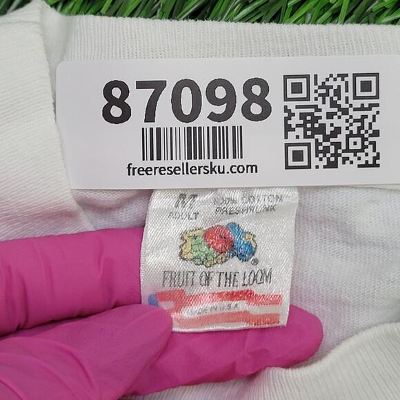 Vintage 90s Safari Elephant Shirt Womens Medium 19x25 Wildlife - Picture 7 of 16